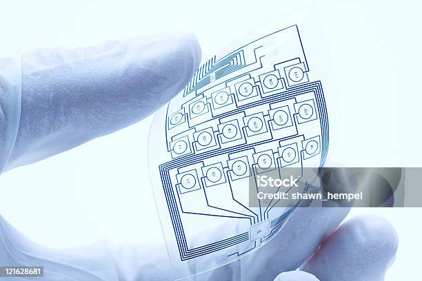 Stampato Flessibile Circuito Elettrico - Fotografie stock e altre immagini di Flessibilità - Flessibilità, Industria elettronica, Stampare