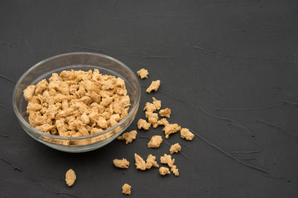 istock Vegetable soy protein, healthy food. 1216290296