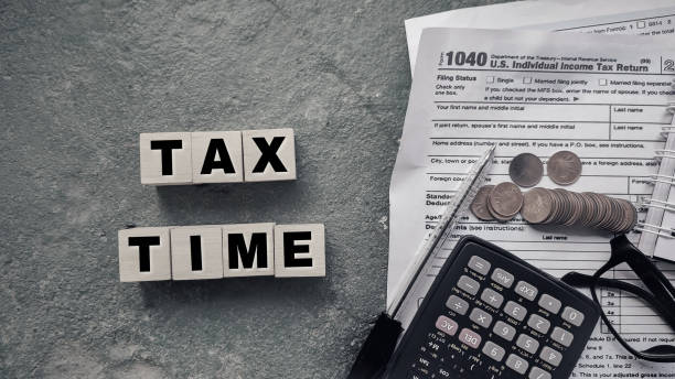 istock Tax-filling concept 1216294408