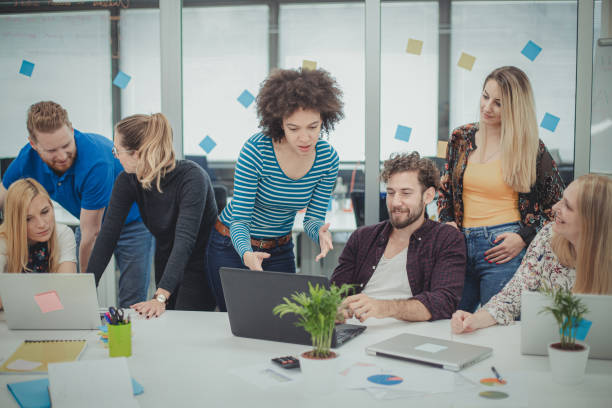 istock Young people in the office 1216301374