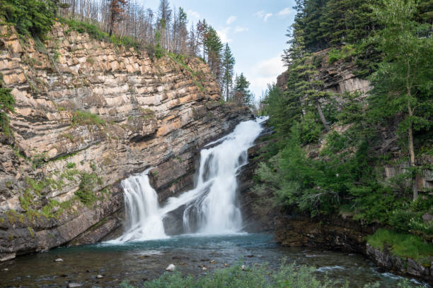 istock Cameron Falls in Waterton, Canada 1216303626