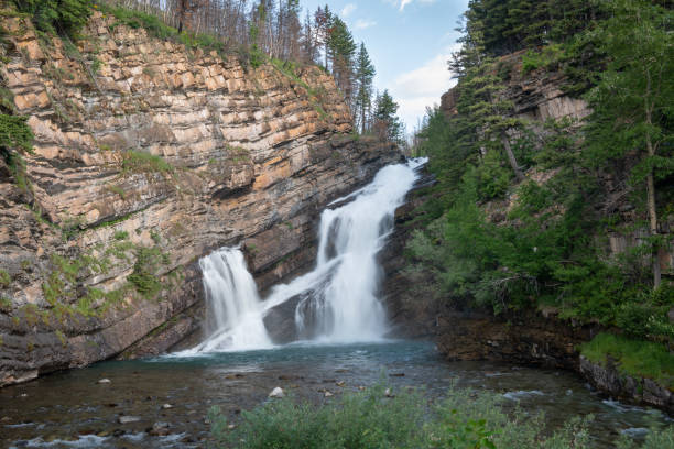istock Cameron Falls in Waterton, Canada 1216304306