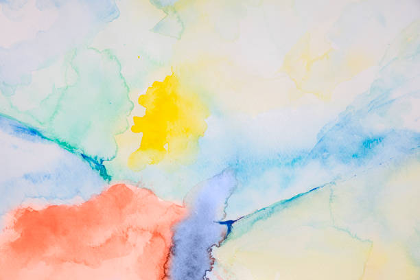 istock Colorful abstract nature watercolor background 1216307138