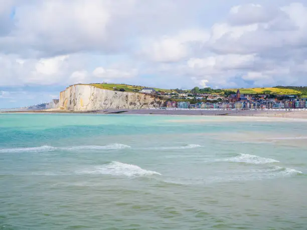 Photo of View on Mers-Les-Bains from Le Treport, Somme, France