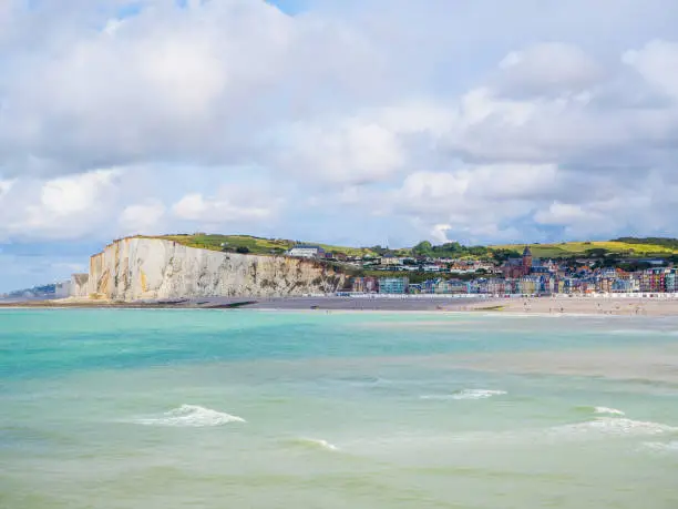 Photo of View on Mers-Les-Bains from Le Treport, Somme, France