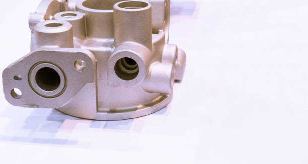 istock aluminium die casting products made from high pressure injection machine using molten metal and metal tooling or mold 1216311258