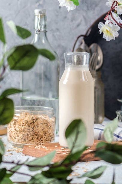 istock Homemade oat milk 1216314090