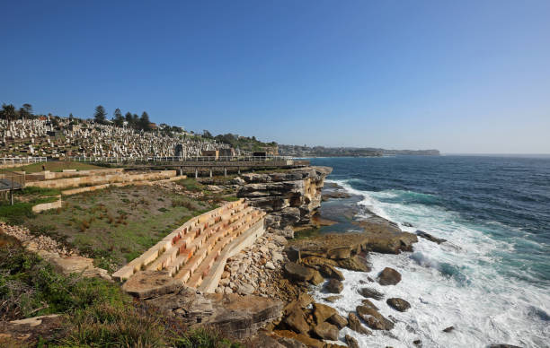 istock Waverly cemetery on the cliff 1216322333