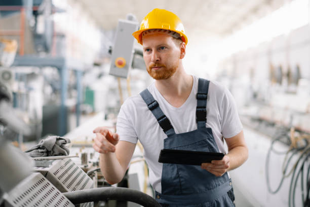 istock Young manual factory worker 1216332260