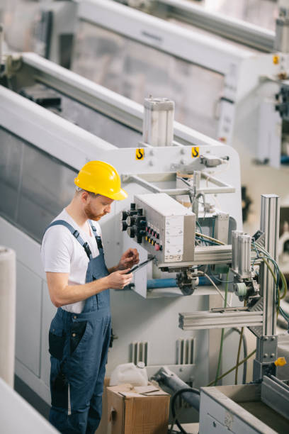 istock Young manual factory worker 1216332356