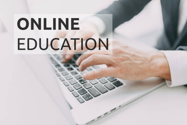 istock Work from home during quarantine. Online education on the Internet. Hands at work on a laptop with bokeh. 1216335804