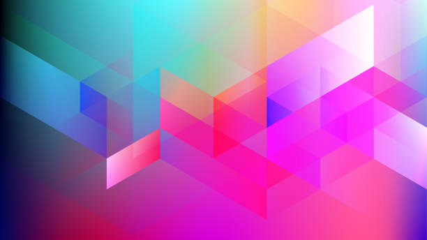 Abstract creative background. Abstract light and shade colorful creative background. Vector illustration. multi colored background stock illustrations