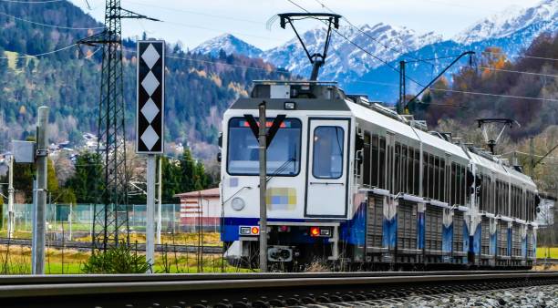 istock Famous Train in Alps Germany 1216338487