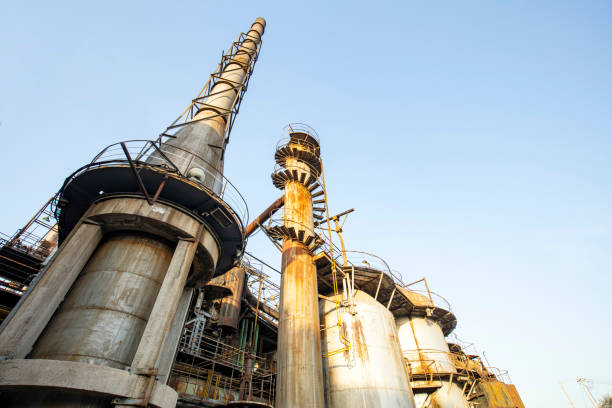 istock The old factory and equipment 1216339137