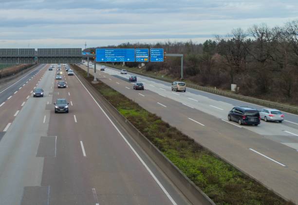 istock Cars on Motorway in Germany 1216339349