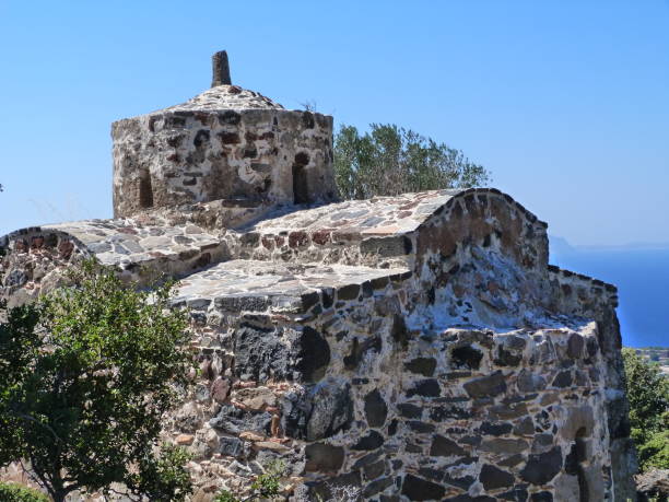 istock Nisyros, Faneromeni's church, Greece 1216350016
