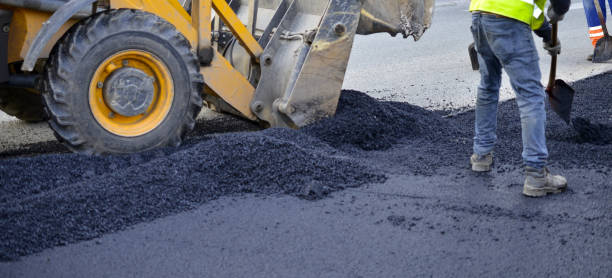 istock reconstruction of a street road,municipal work 1216357983