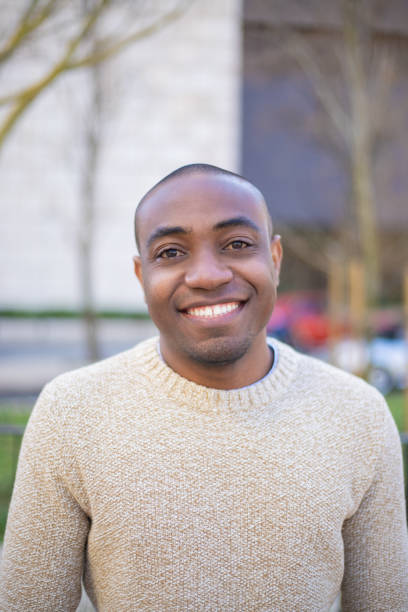 istock Smiling African American man looking at camera 1216359739