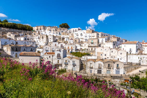 istock Historic pilgrimage town on the hill 1216365346