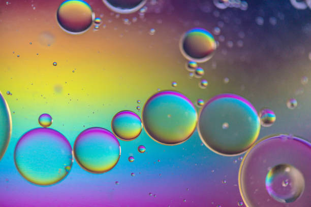 istock Multicolored abstract background picture made with oil, water and soap 1216366453
