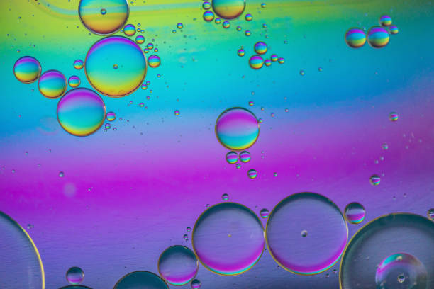 istock Multicolored abstract background picture made with oil, water and soap 1216366466