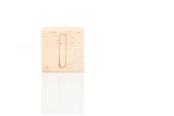 istock Wooden cubes with letters I on a white background 1216366867