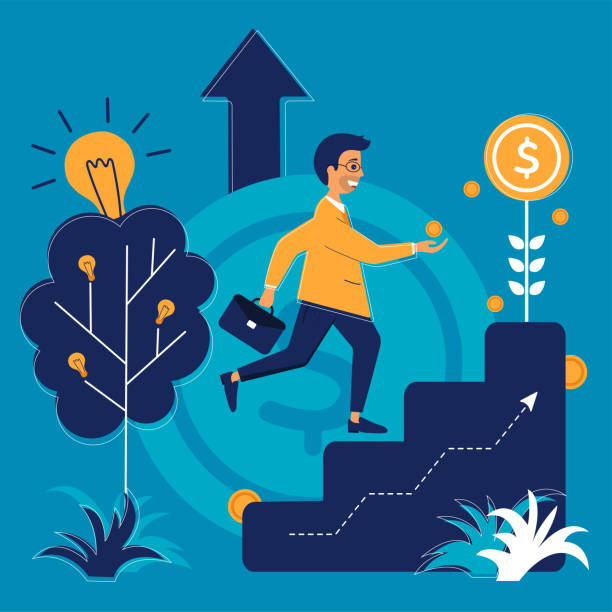 istock Businessman on the road to success 1216368010