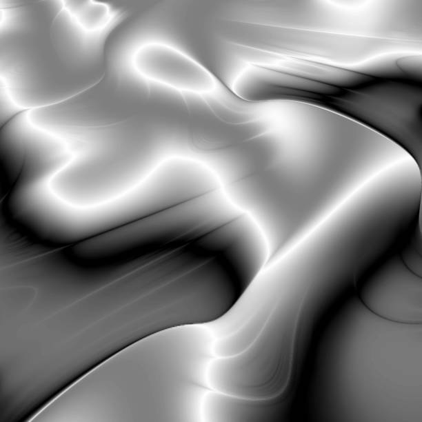 istock Fantasy silver art metal monochrome background 1216369211
