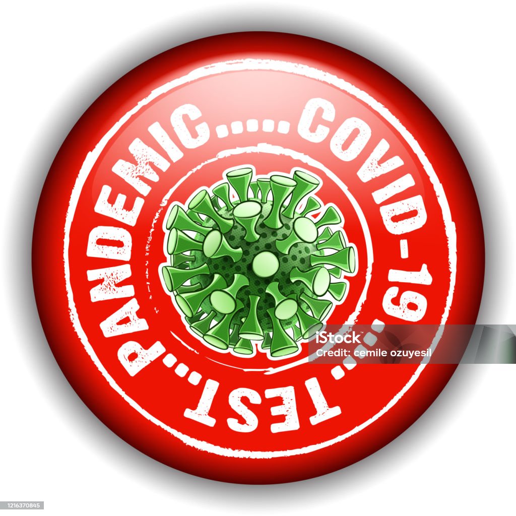 Virus Button Download Emergency Virus Button Stock Illustration - Download Image Now ...