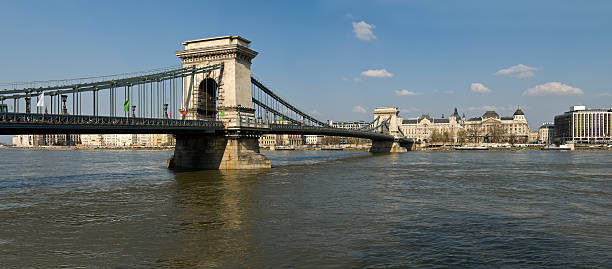 istock The Chain Bridge Budapest city. 121637170