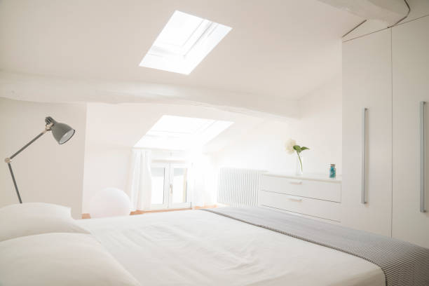 istock white design bedroom in a modern house 1216376870
