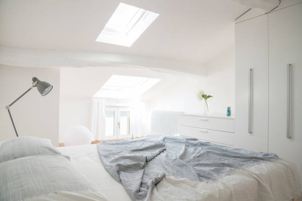 istock white design bedroom in a modern house 1216376899