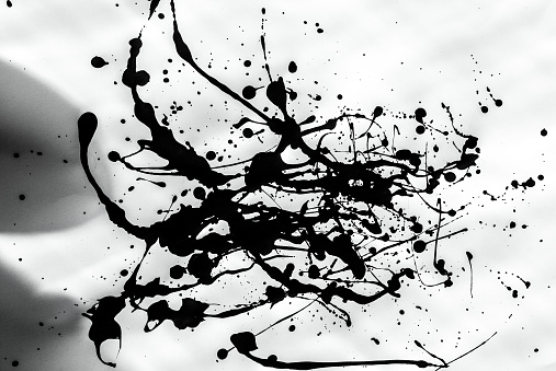 Ink splatters