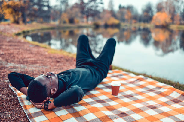 Portrait of a man in nature looking at the camera