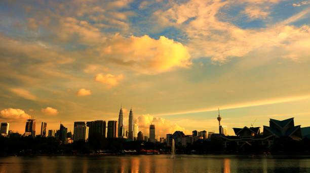 istock Kuala Lumpur Skyline At Sunset 1216386880