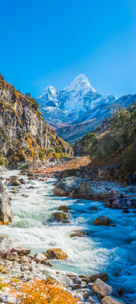 istock Dudh Kosi cascading down Khumbu below Ama Dablam Himalayas Nepal 1216386921