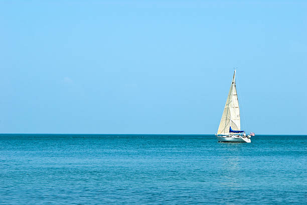 istock Sailingboat in Ontario lake 121638960