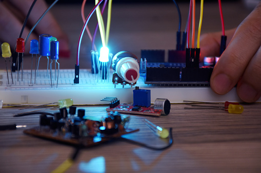 An Engineer Working On Opensource Hardware And Software Project ...