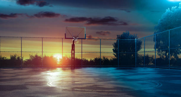 istock Basketball player on a playground 1216392903