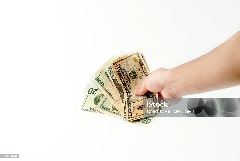 Mão com dinheiro - Foto de stock de Adulto royalty-free
