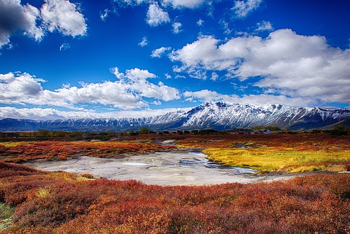 Landscape of Kamchatka Peninsula