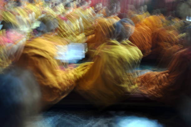 Ceremony at Buddhist Monastery