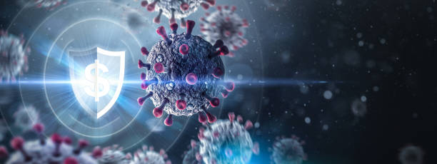 istock Fight & Resistance Between Money and Covid19 Virus 1216400071