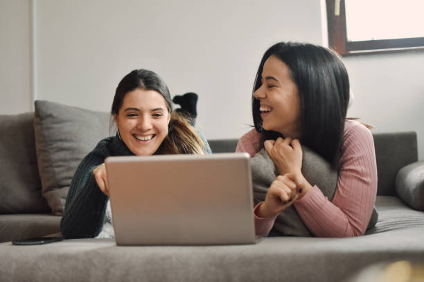 istock Two young women friends 1216400803