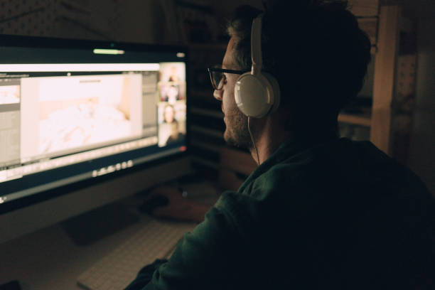 istock Having a video conference call with colleagues 1216401022