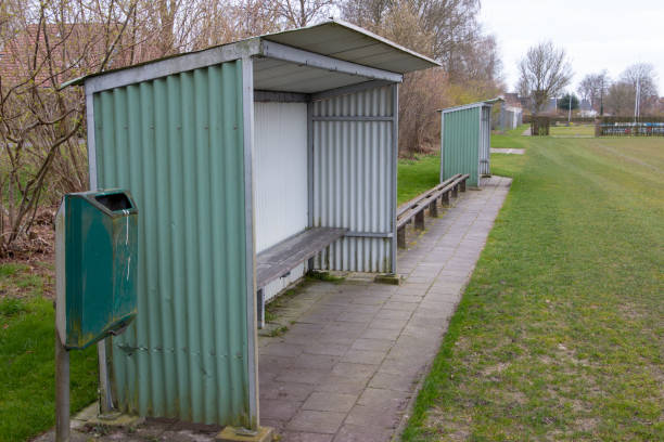 istock Empty football fields and sports fields in the Netherlands 1216408204