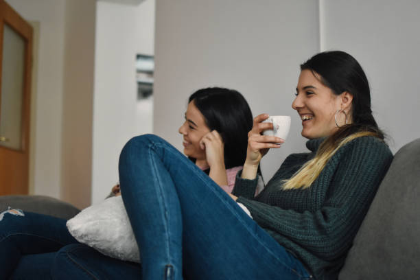 istock Two young women friends 1216409512