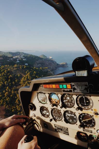 istock Afternoon flight over the coast 1216411750