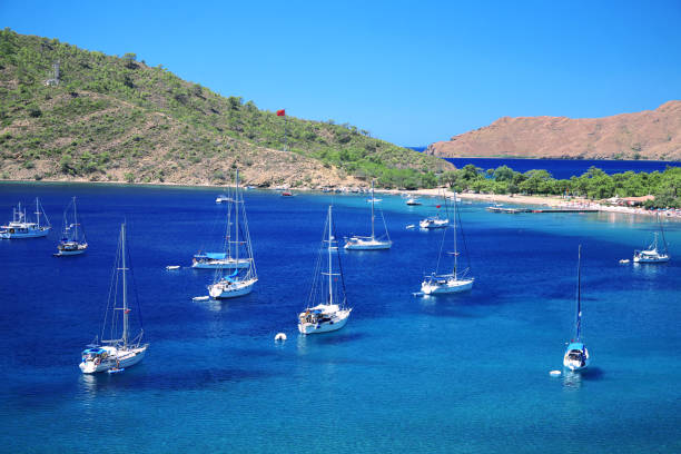 istock Datca Cove is a very famous touristic place in Turkey. Datca, Marmaris 1216414039