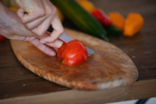 istock The Preparation of Vegetarian Salad 1216420191